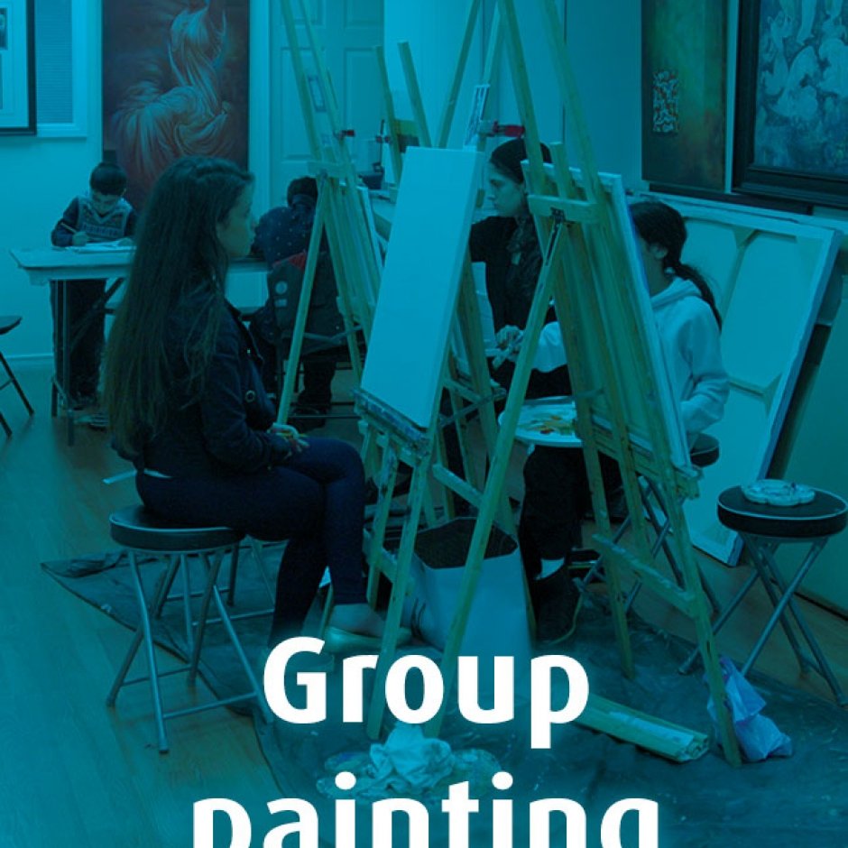 group-painting-course-art-class-school